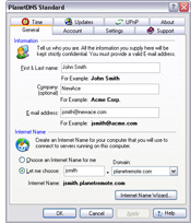 PlanetDNS Client Screenshot